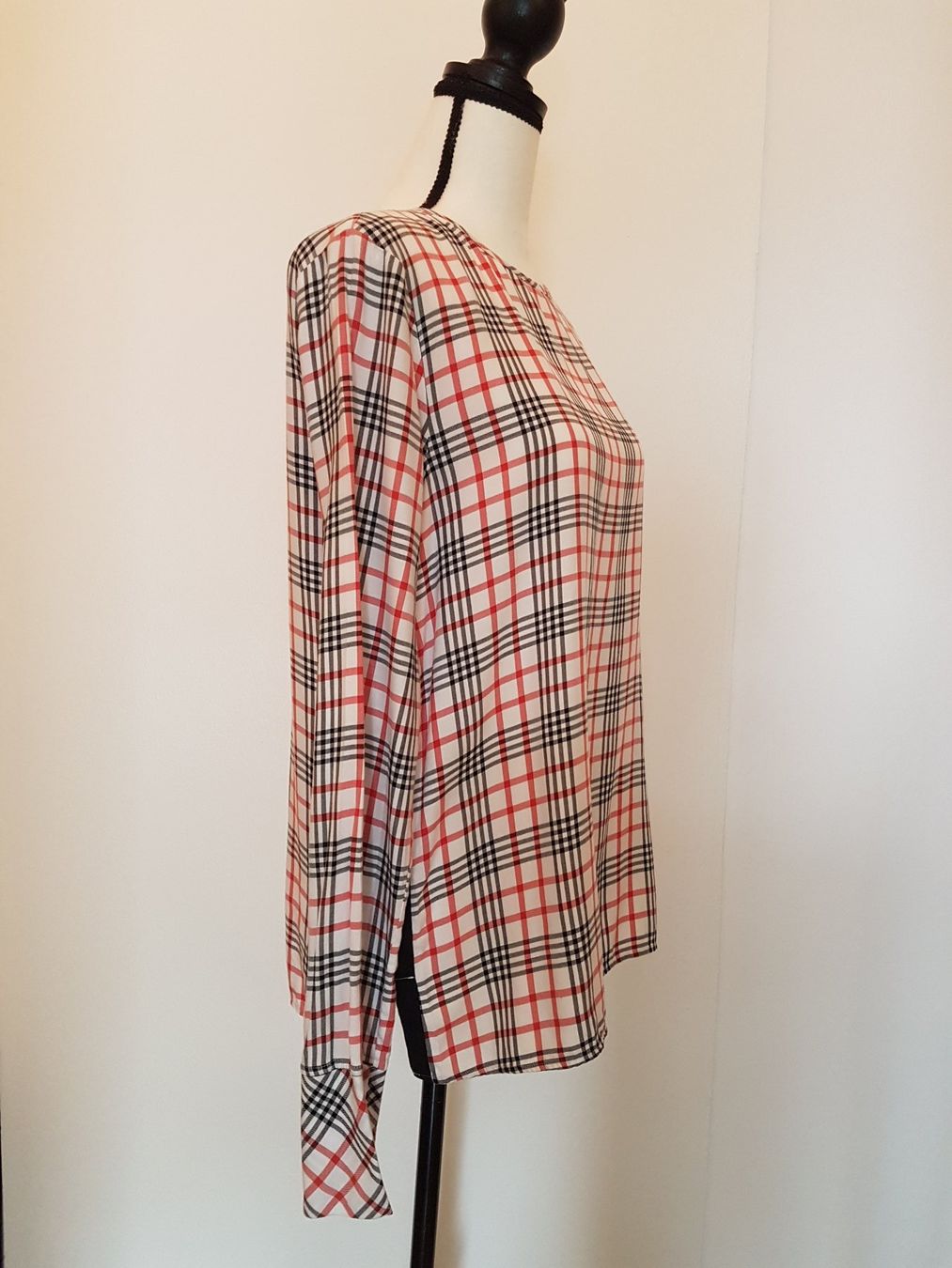 Blusen: Eterna Damenbluse Rot weiss kariert Gr. 34 – Gebraucht aus St.Gallen von Puppa 2