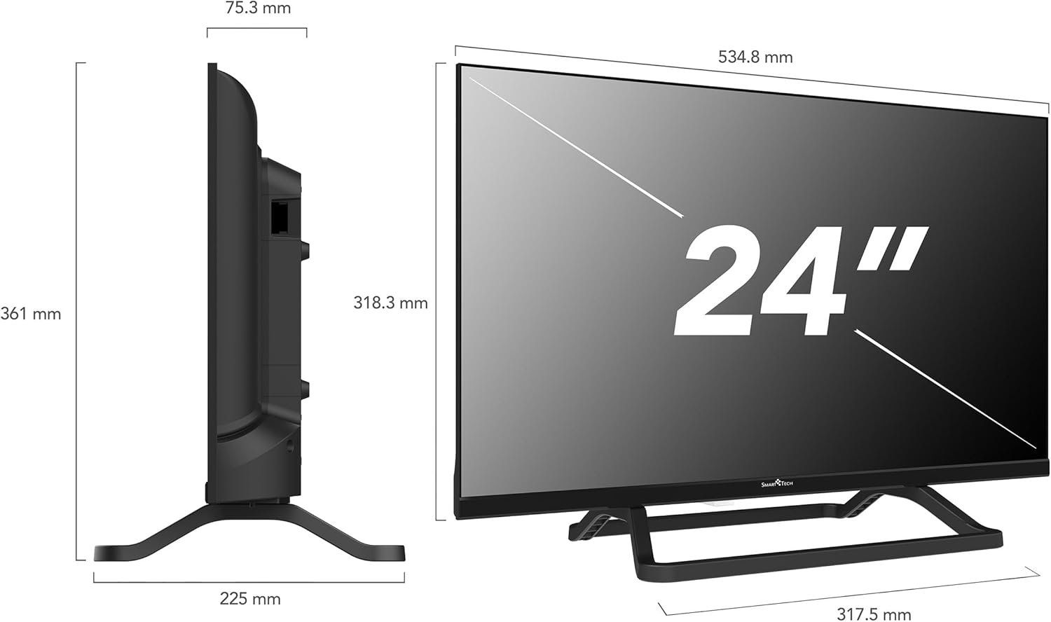 Fernseher: 24" HD LED TV – Neu und originalverpackt aus Samstagern von Nermal 1