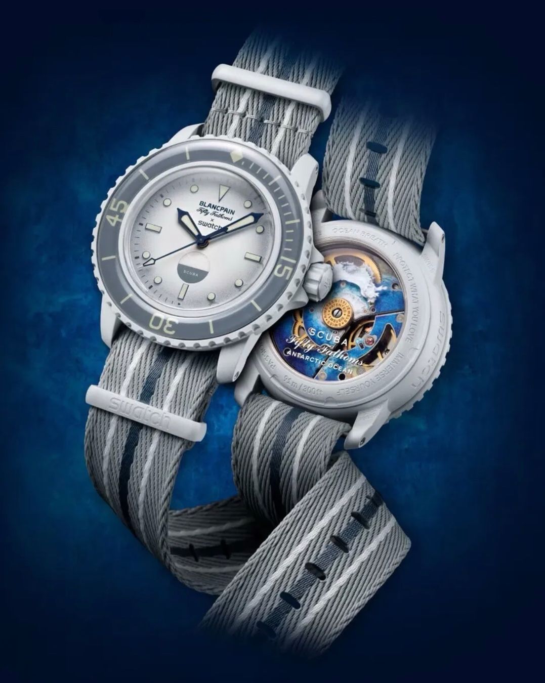 Blancpain Orologi: Blancpain Swatch Antarctic Ocean – Nuovo e nell'imballaggio originale da Luzern venduto da pengmarket_gmbh 2