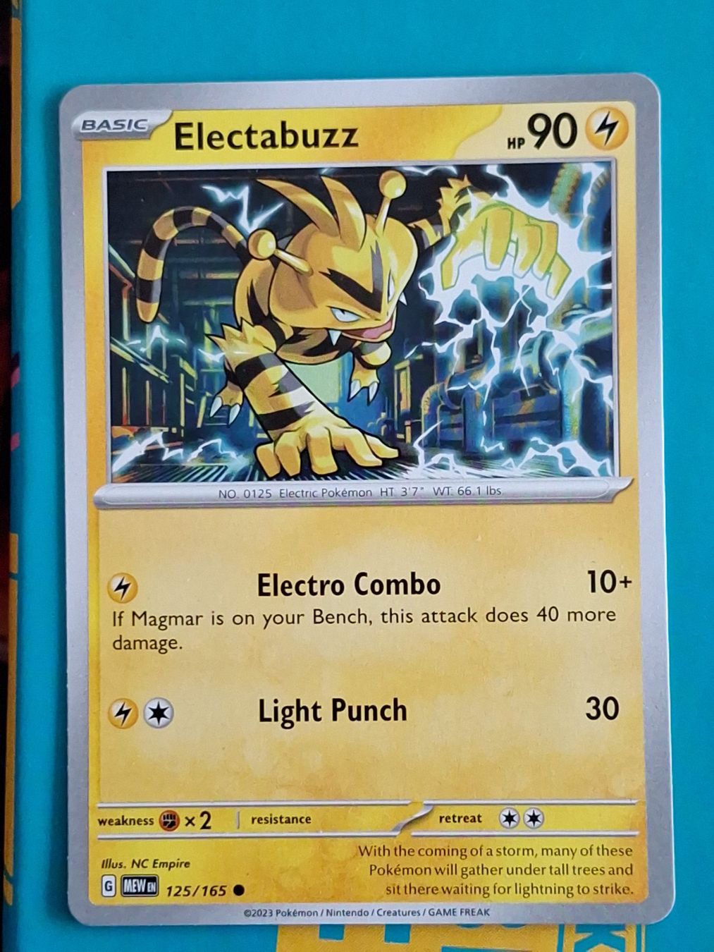 Pokémon Carte collezionabili: Electabuzz - Pokemon Mew 151 Englisch – Usato da Altstätten SG venduto da GGsGameshop