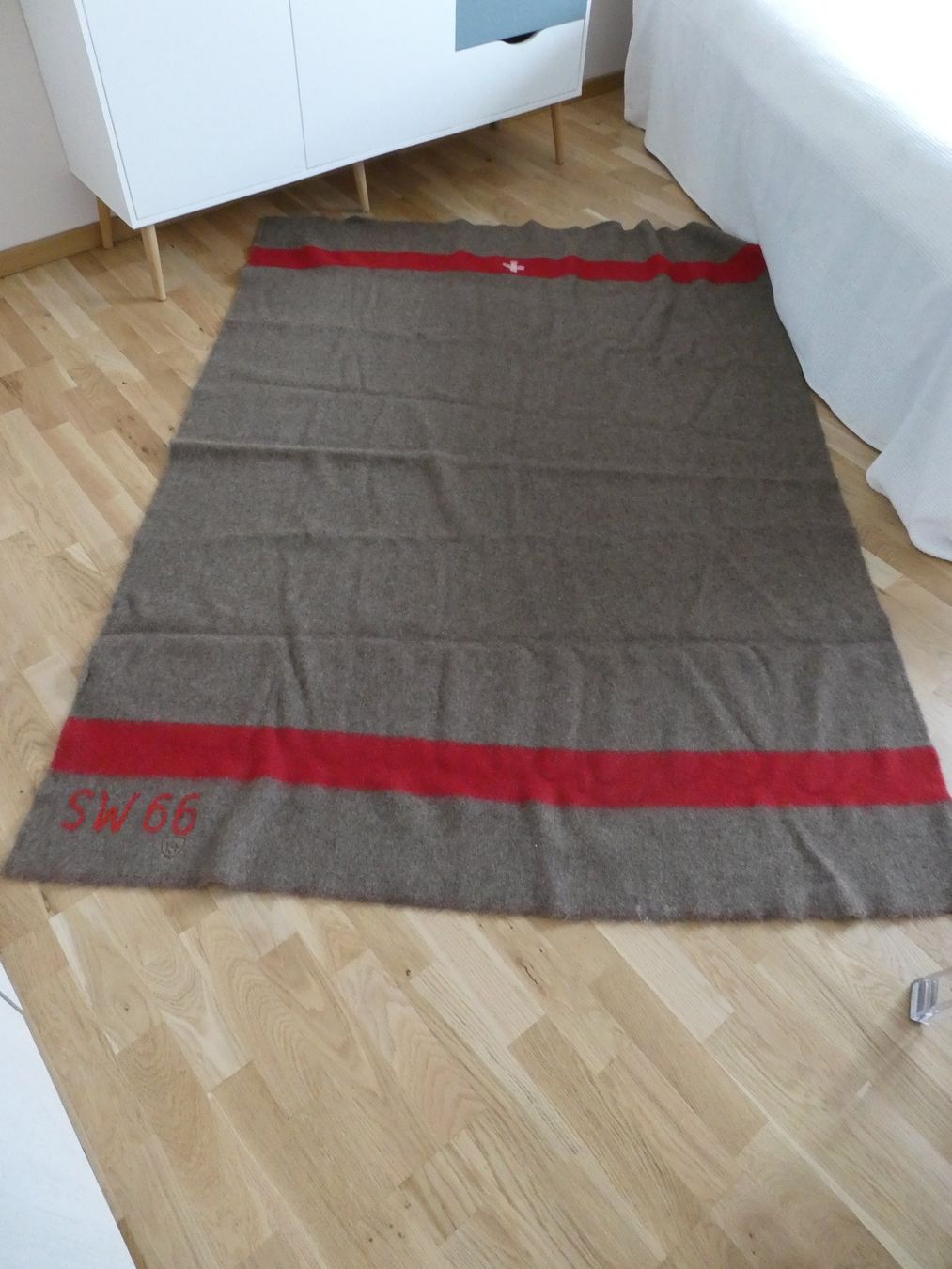 Schweizer Armee Coperte: Original Schweizer Armee Decke aus Wolle 200x145cm – Usato da Zürich venduto da ursinas-shop 3