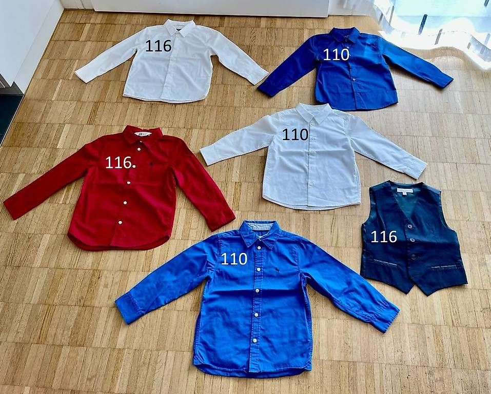 Camicie, T-shirt & Polo: verschiedene Kinderhemden Grösse 110 und 116 – Usato da Zürich venduto da giovannisp