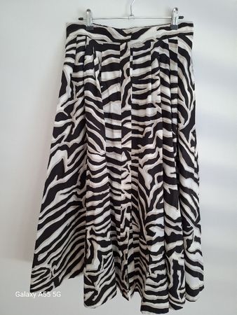 Jupe longue MaxMara Studio imprimé zèbre taille 40 FR