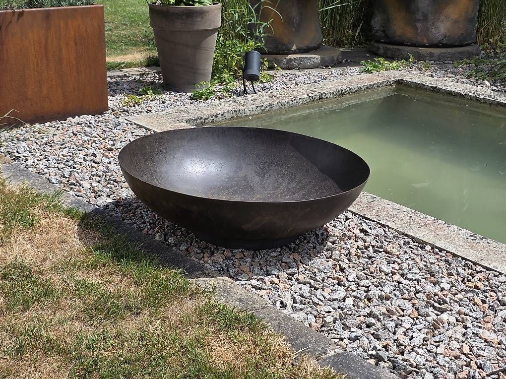 Feuerschale: Feuerschale - Grillschale - Feuerstelle D60 – Neu (gemäss Beschreibung) aus Kölliken von MeWo-Design 1