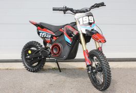Elektro Dirt Bike MASU, 1000 Watt 36V DC-Motor, rot/schwarz