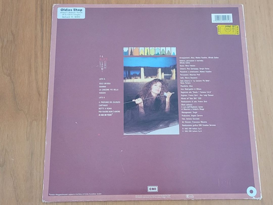 Dischi in vinile: LP  Alice – Usato da Martigny venduto da MZ-67 1