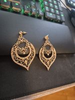 Ohrringe mit Strass für den Sommer Look, 2x getragen