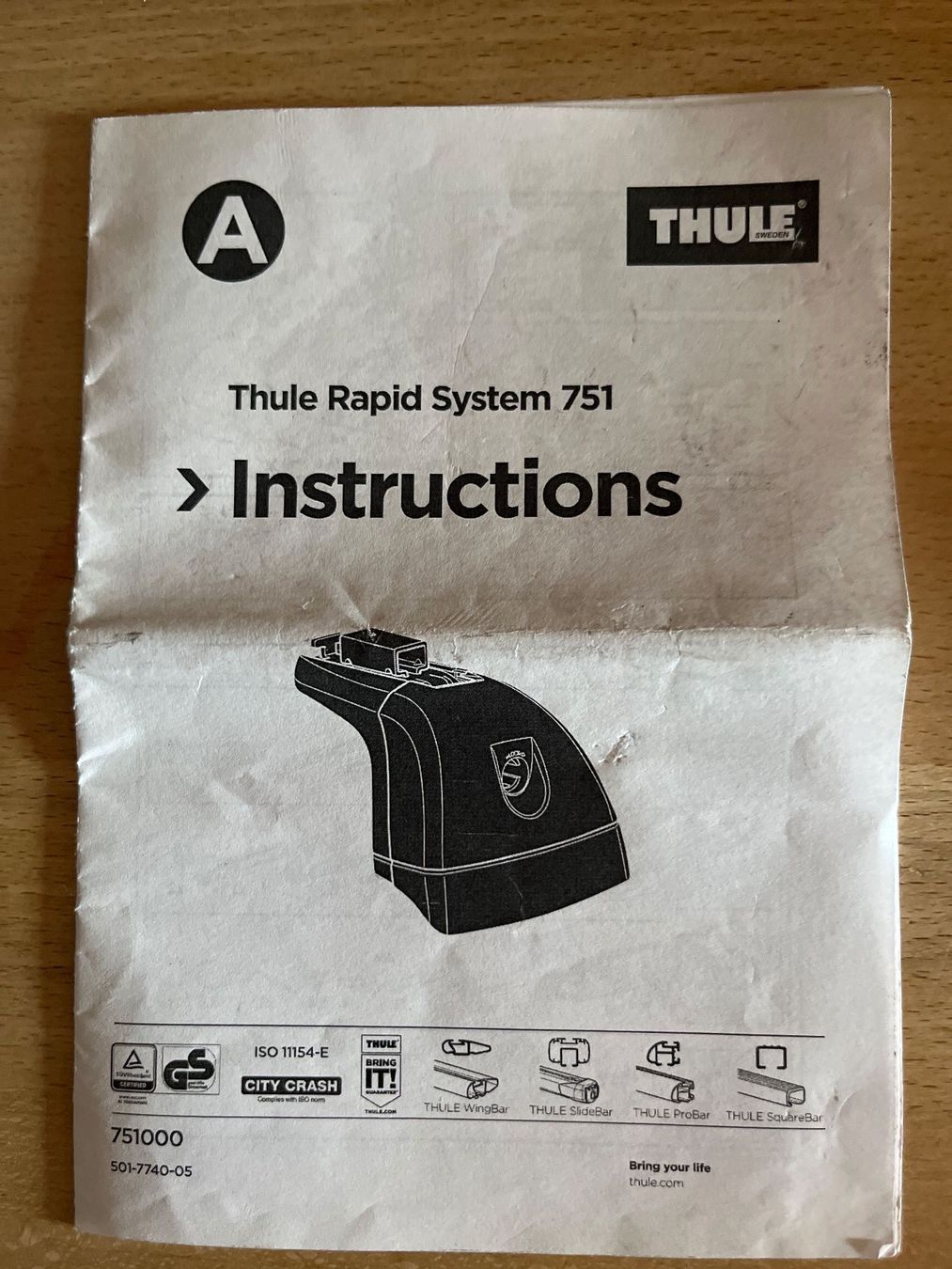 Thule Barres de toit: THULE WingBar Evo 135 – D'occasion à Muhen par mspili 5