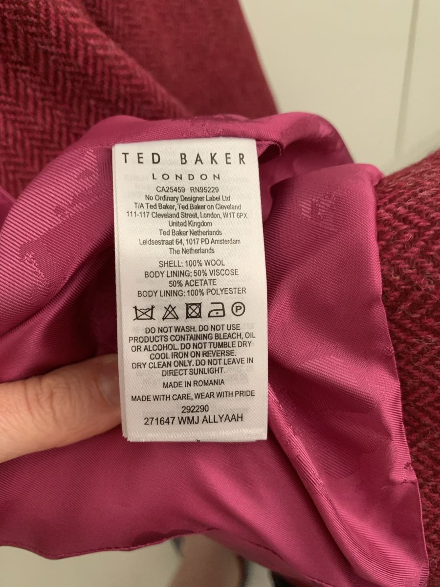 Ted Baker Giacche: Ted Baker Wool Blazer - Size M – Nuovo (secondo la descrizione) da Gisikon venduto da isa_g7cj 4