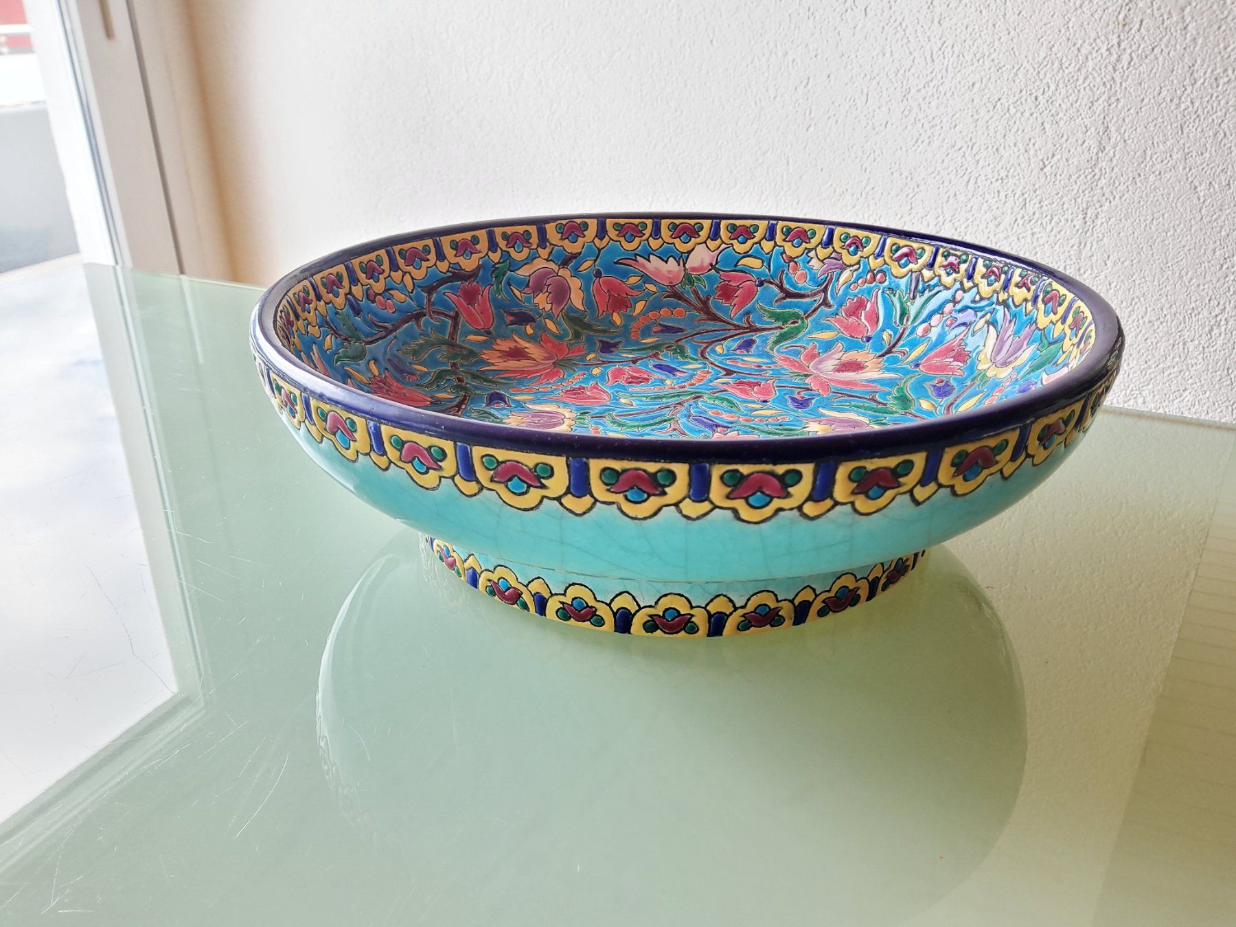 Piatti di portata: Ancienne coupe Emaux de Longwy  – Usato da Malleray venduto da Broc-Mo 1