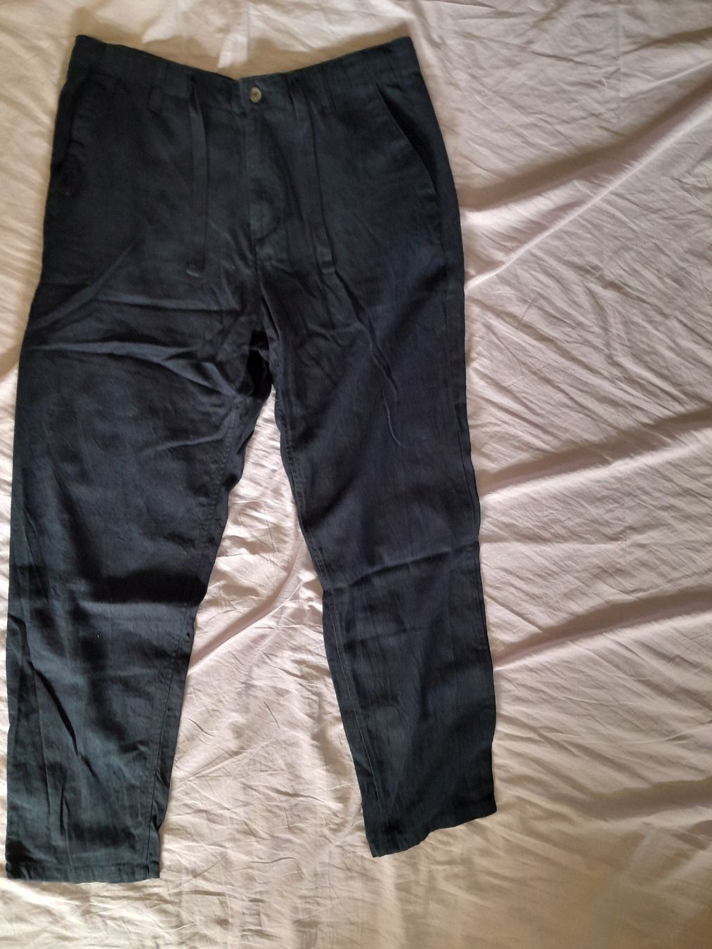 Next Pantaloni: pantalon lin bleu taille 32 – Usato da Genève venduto da ang_fd8z 1