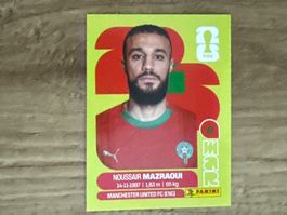 Panini FIFA World Cup 2026 Sticker Noussair Mazraoui MAR 5
