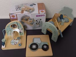 *K'KINDER - SPIEZEUG* ZT.EICHHORN/PUZZLE 15X15/BANK 23X14