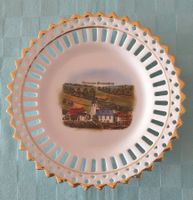 Souvenir Teller Gruss aus Brunnadern Porzellan Germany