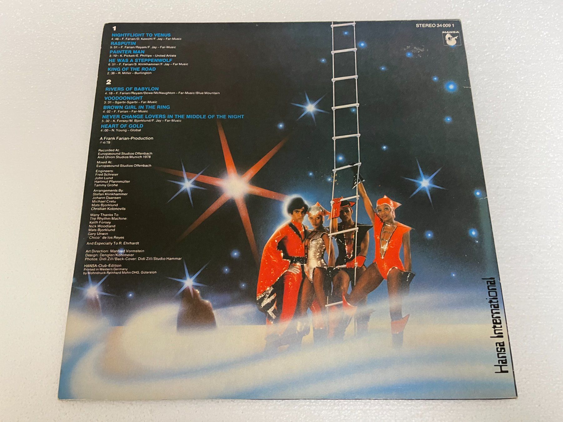 Dischi in vinile: LP Bony M. Nightflight to Venus LP – Usato da Mumpf venduto da dadaboygugu 1