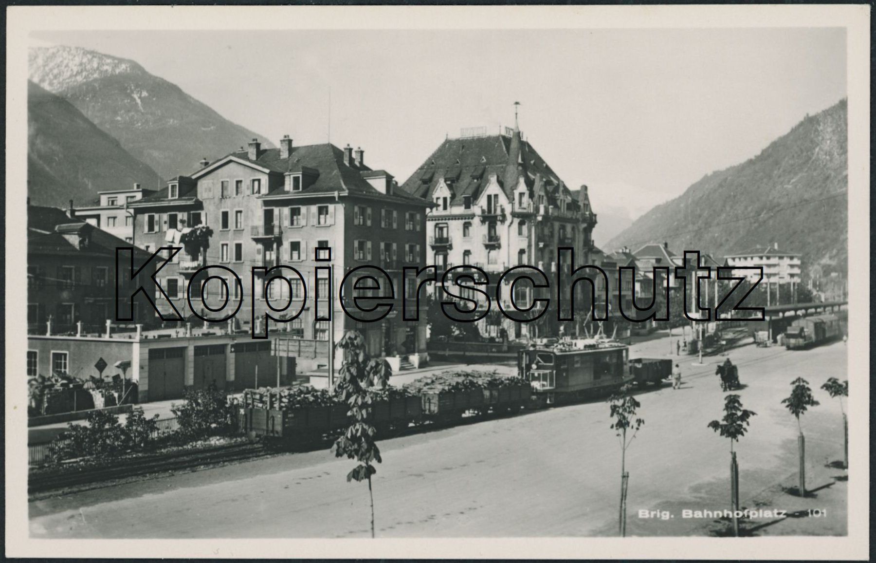 Cartoline postali: VS Brig - Bahn BVZ – Nuovo (secondo la descrizione) da Schindellegi venduto da leecollect