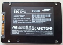 Festplatte Samsung 850 EVO 2.5'' SATA SSD 250GB