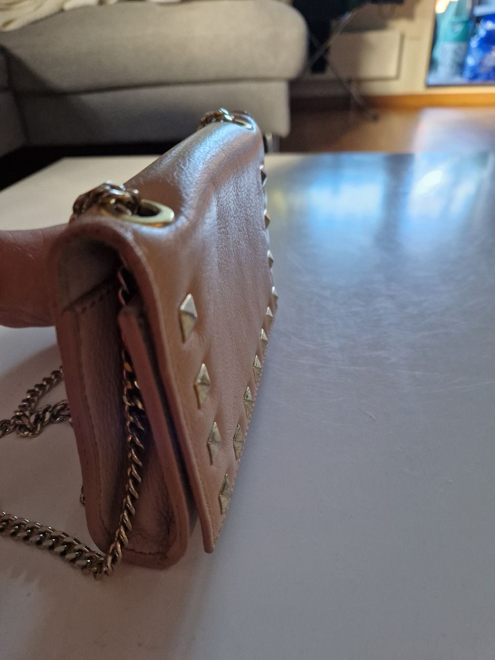 Morgan Borse da donna: Morgan Handtasche, hellrosa, Kette, Top Zustand! – Usato da Winterthur venduto da kri_2786 3