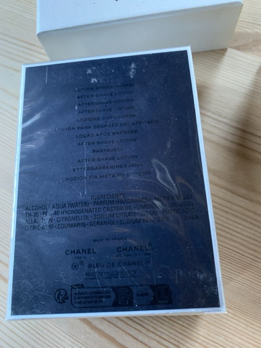 Chanel Cura del viso: Bleu de Chanel After Shave Lotion – Nuovo e nell'imballaggio originale da Malix venduto da Bigbonsay 3