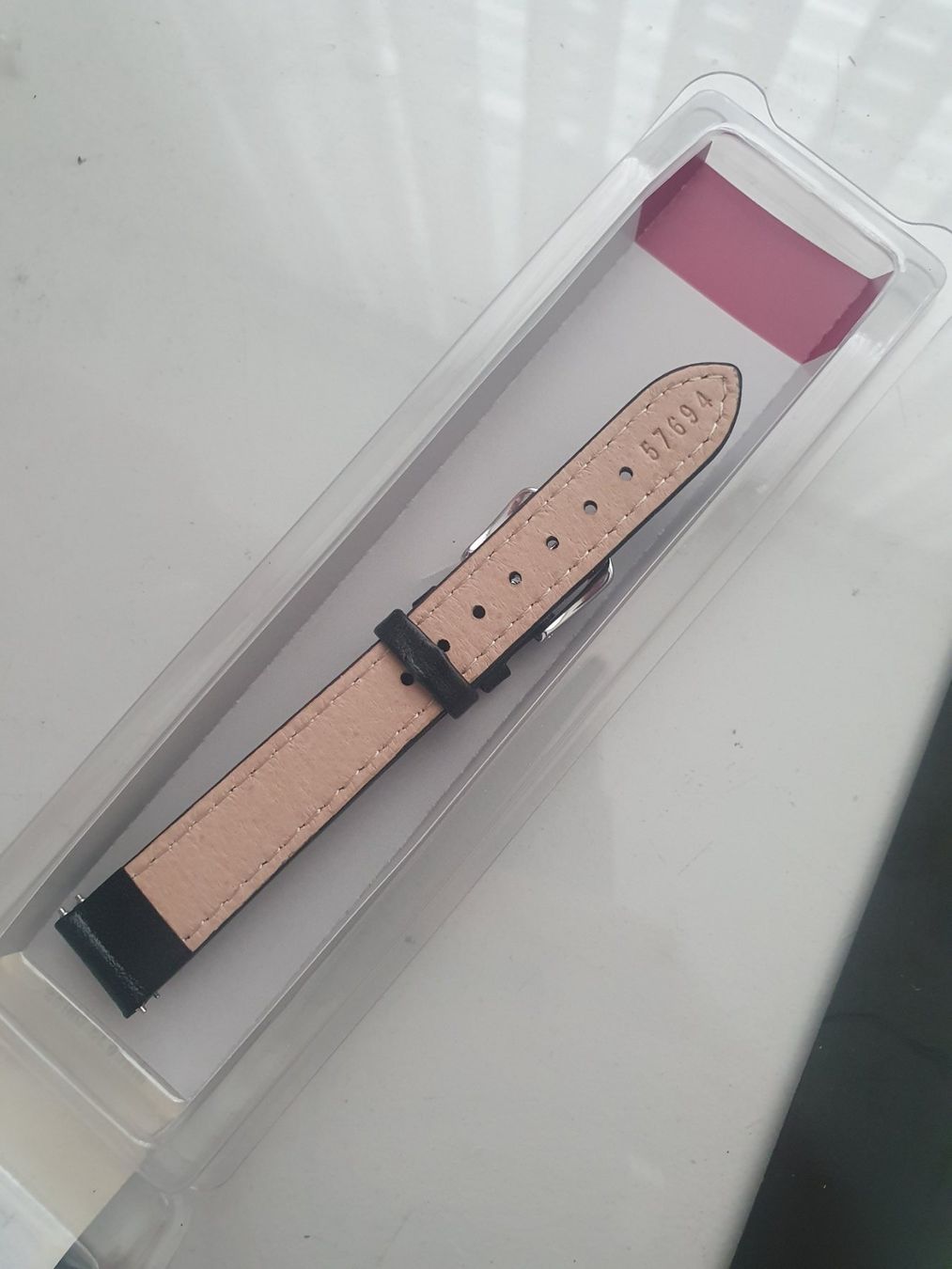 Bracciali & Braccialetti: Uhrenarmband Echtleder 14mm schwarz – Nuovo e nell'imballaggio originale da Zürich venduto da Alibaba1234 4