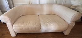Rolf Benz 2er Stoffsofa beige 