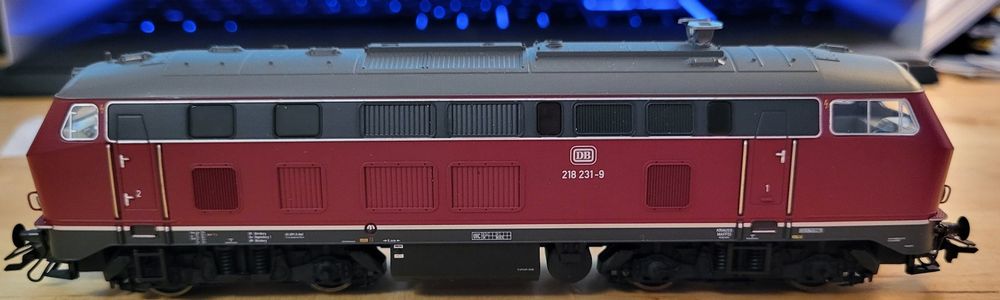 Trix 22218 H0 Diesellok V218 231-9 der DB, Digital-Sound (Gebraucht) in ...