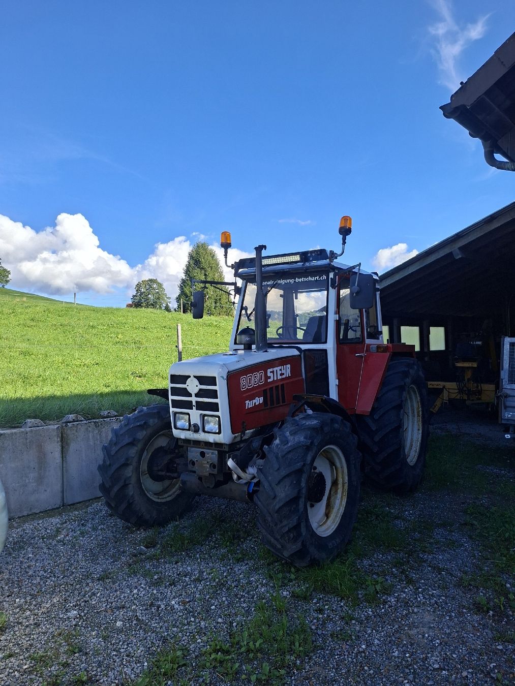 Steyr Traktoren: DEFEKT Steyr 8080 SK1 – Defekt aus Einsiedeln von Fluh05