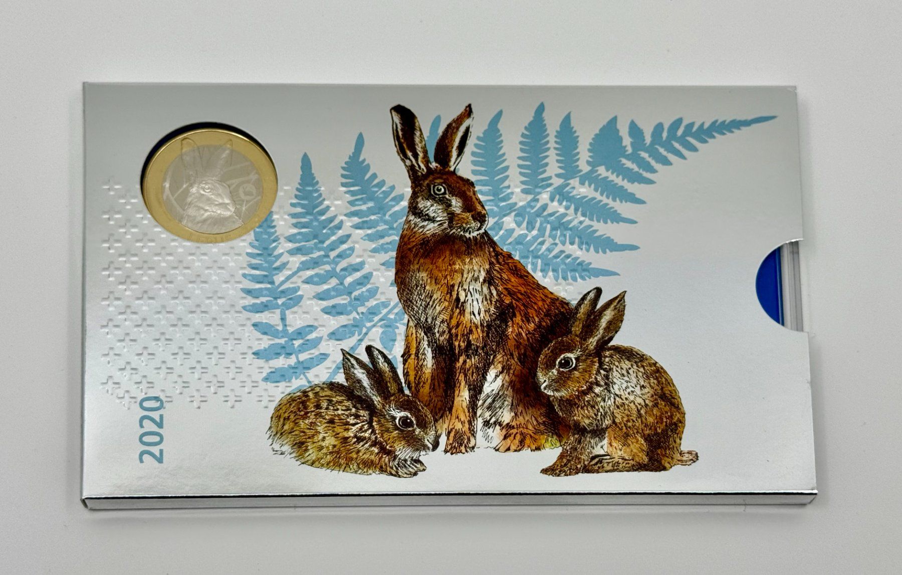Tutti le monete: Münzsatz Schweiz 2020 "Hase" - Polierte Platte – Nuovo e nell'imballaggio originale da Sempach venduto da alsas