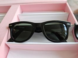 Sonnenbrille Ray-Ban Wayfarer RB2140 schwarz