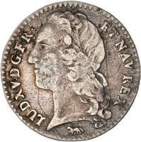France - Louis XV - 1/10  Ecu au bandeau