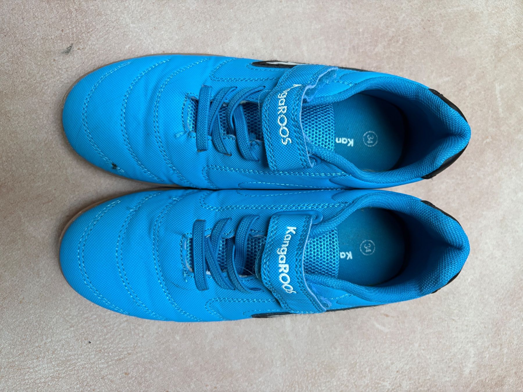 Scarpe per ragazzi: KangaROOS Hallenschuhe blau – Usato da Zürich venduto da Fabienne059