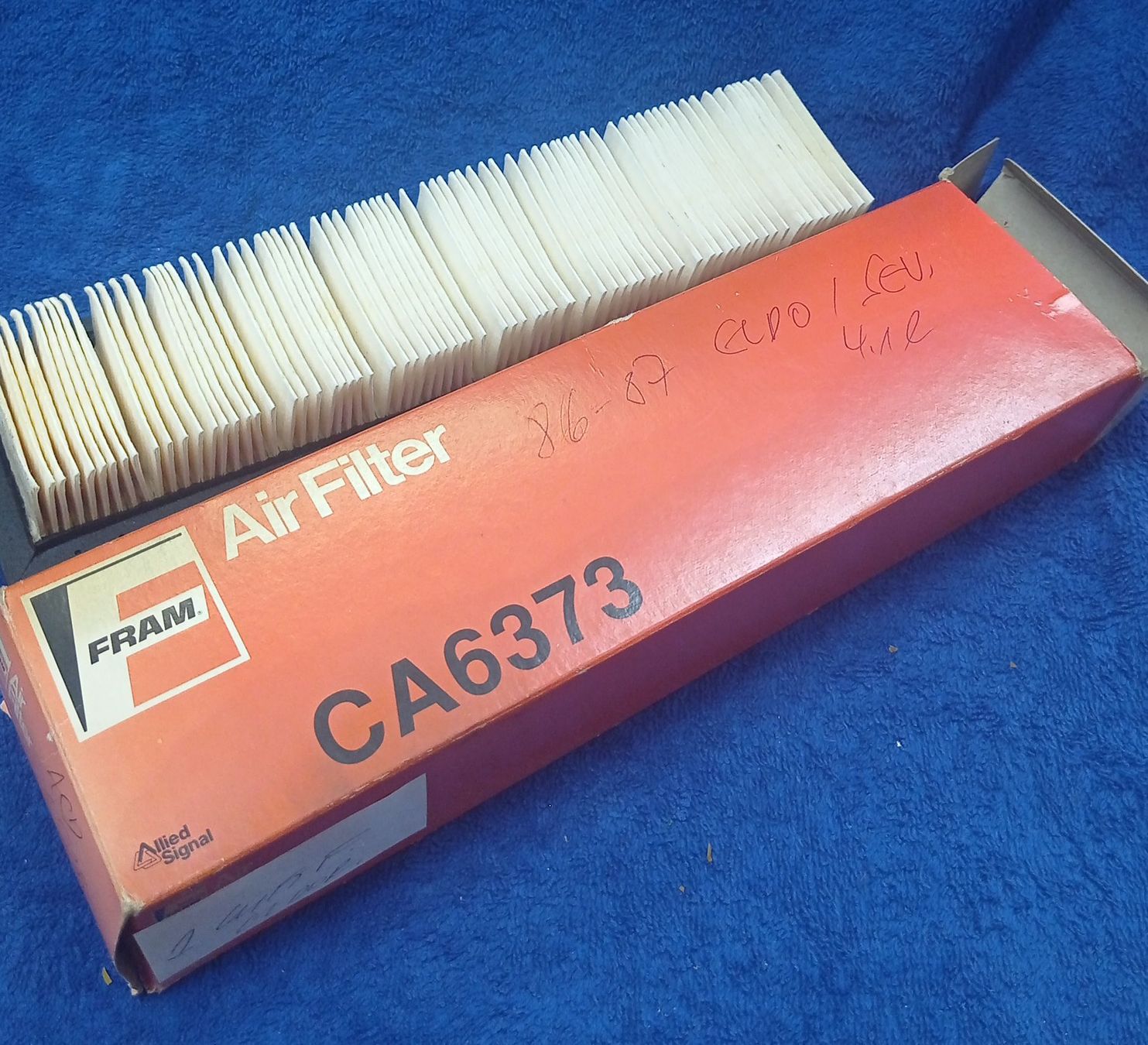 Tutti pezzi di ricambio auto: Neuer FRAM Luftfilter CA6373 – Nuovo e nell'imballaggio originale da Oberwil b. Zug venduto da Gto469