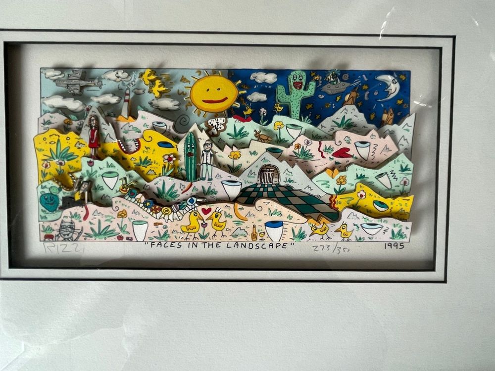 James Rizzi “FACES IN THE LANDSCAPE”