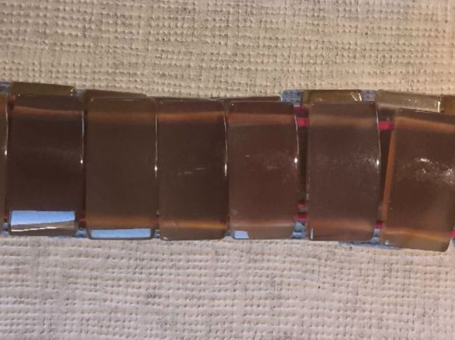 Bracciali & Braccialetti: Schönes Armband mit rechteckigen Achat-Perlen – Usato da Oberwil b. Zug venduto da Gto469 2