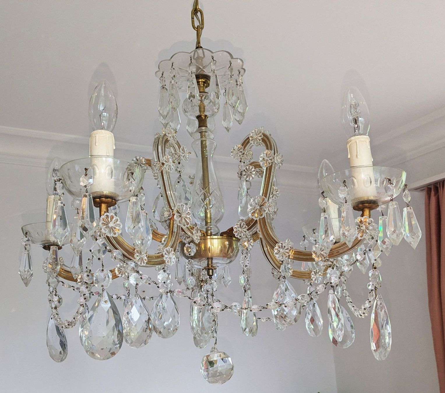 Lustres & lampes de plafonds: Maria Theresia Kronleuchter – D'occasion à Giffers par agu25 1