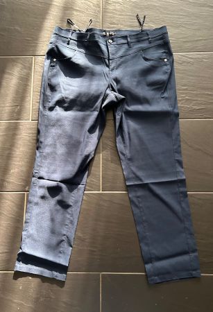Dunkelblaue Bengalin Hose Gr. 50