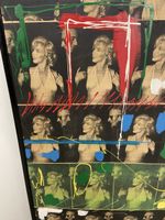 Marilyn Monroe Pop Art Bild, gerahmt, Signiert