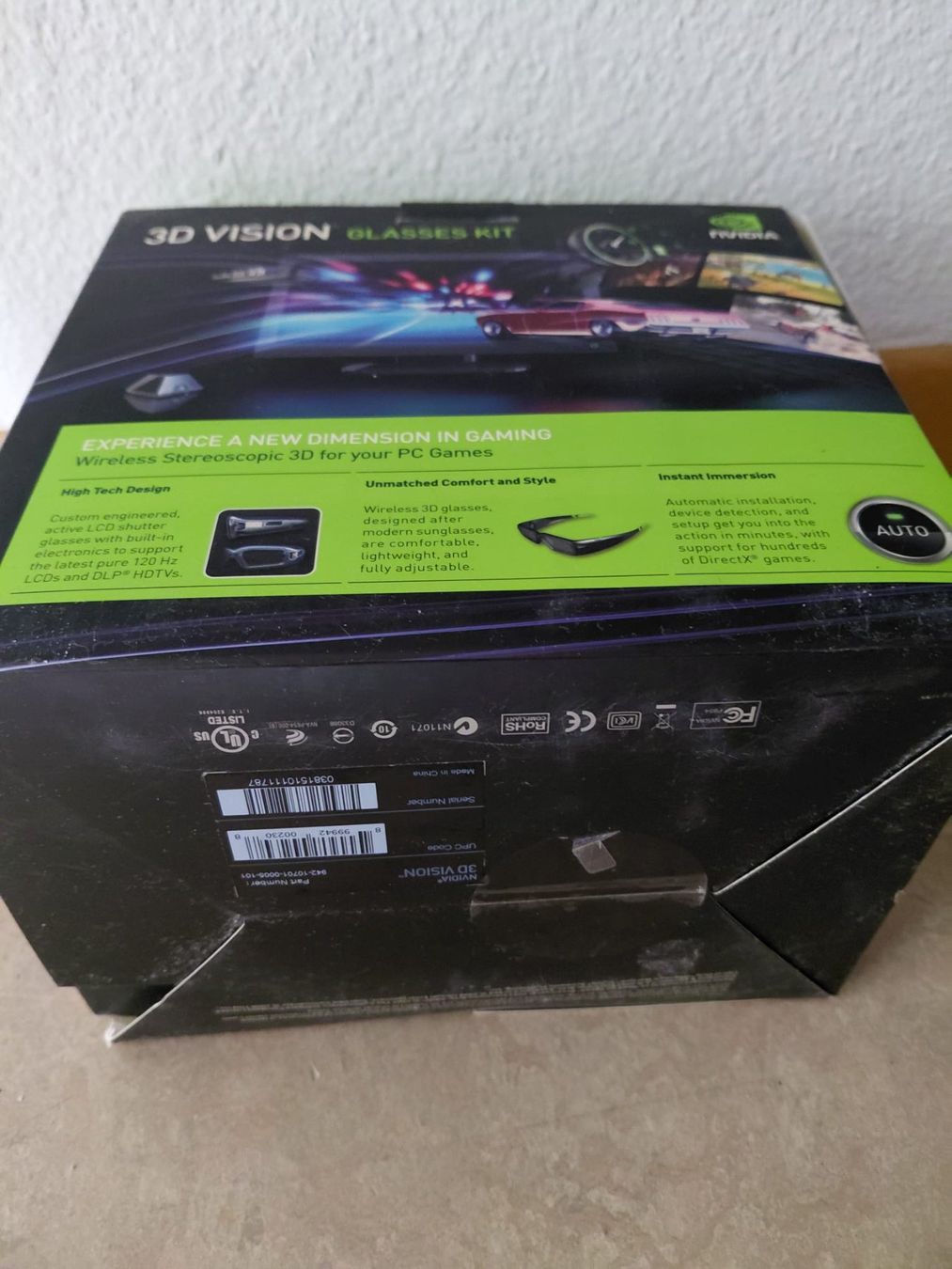 Occhiali & Lenti: NVIDIA 3D Vision Brille Neu, Verpackung beschädigt – Nuovo (secondo la descrizione) da Hergiswil NW venduto da swi_zcd7 2