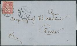 GRS Pontresina - Zwergstempel -  Sitz. Helvetia - Brief - EF