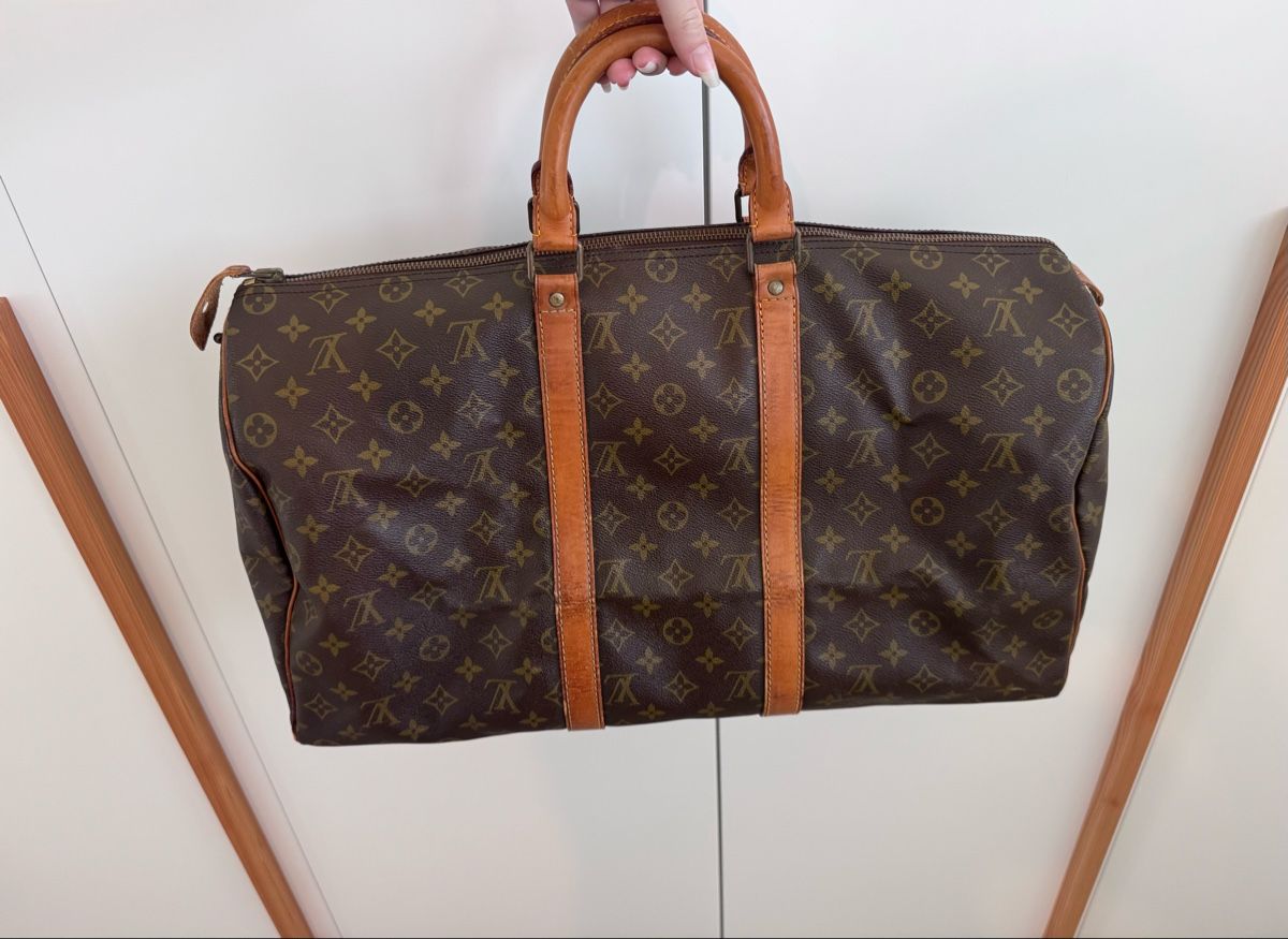 Louis Vuitton Taschen: Louis Vuitton Keepall 50 Monogram Autenticata – Gebraucht aus Ponte Capriasca von j8l_p8c2 3