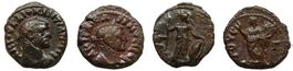 group lot of 2 bronze Alexandrian Tetradrachms