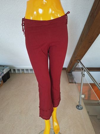 Bordeaux Hose, Gr. S, Sommerhose, Schnürung