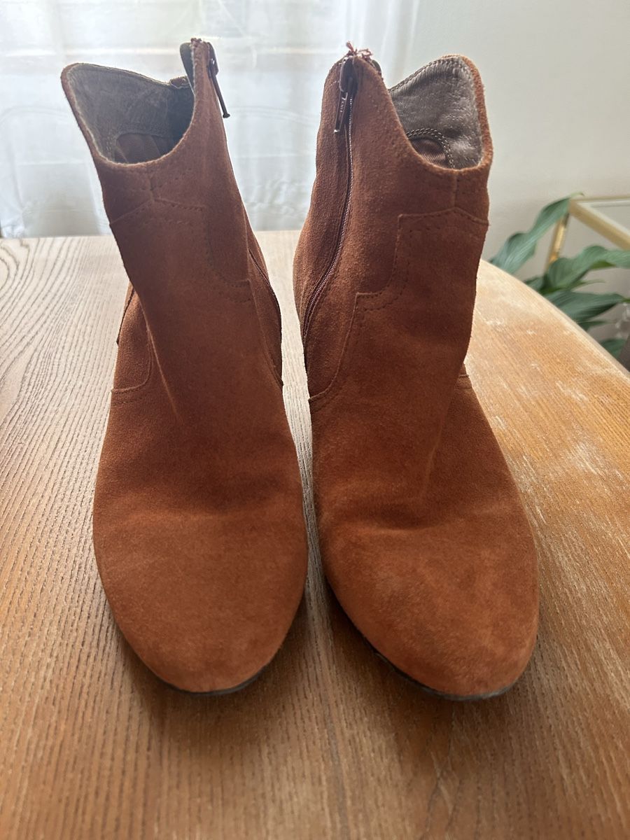 Herrenschuhe: Wildleder Stiefeletten Gr. 39 Pull Boxer – Gebraucht aus chur von corazon710 3
