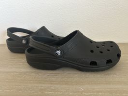 Crocs Schwarz Grösse 9/11, kaum  gebraucht, neuwertig