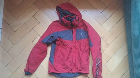 Adidas Unisex Jacke rot/grau Grösse L guter Zustand