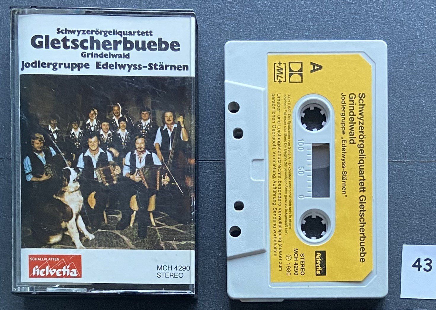 Kompaktkassetten: 4 Musikkassetten Schweizer Folklore – Gebraucht aus Böckten von Hansi36 2