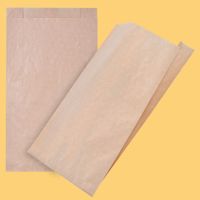 500 braune Papierbeutel mit Seitenfalte Grösse: 17+6x30cm