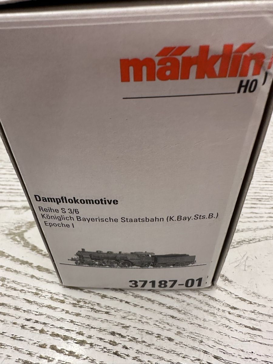 Märklin Modellini di ferrovie: Märklin 37187-01 K.Bay.Sts.B. S3/6 digital – Usato da Lupsingen venduto da New-Haven 7