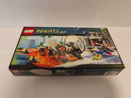 Lego Agents 8968 Raubüberfall am Fluss Komplett + OVP