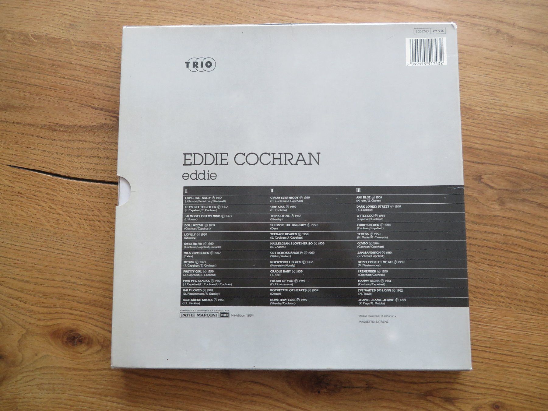 Dischi in vinile: EDDIE COCHRAN 3LP BOX EDDIE – Nuovo (secondo la descrizione) da Zürich venduto da max_cp5f 1